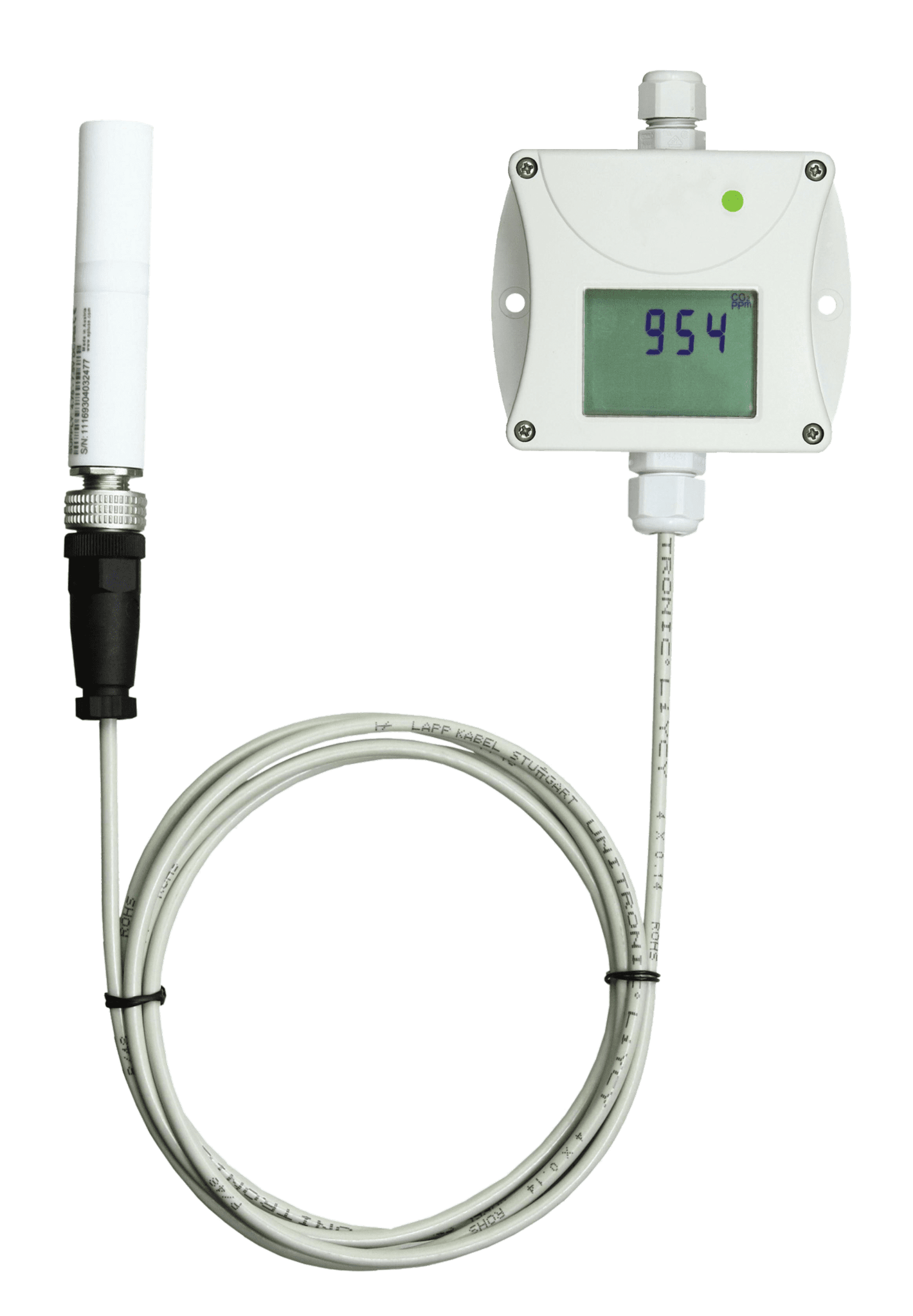 AT-VLI-104 CO2 sensor industriële uitvoering met externe meetprobe